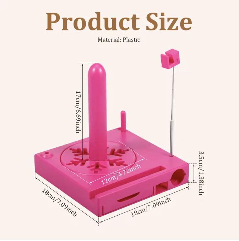 Crochet Caddy product size and dimensions